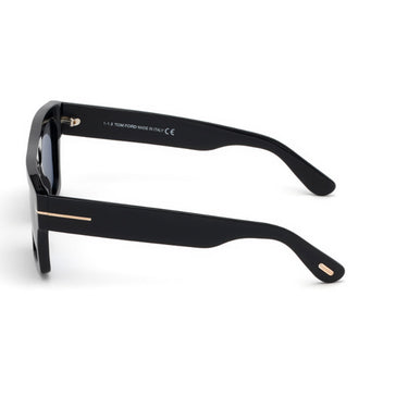 Tom Ford Sonnenbrille FT0711 01A Fausto Schwarz/Dunkelgrau Unisex
