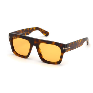 Tom Ford Sonnenbrille FT0711 56E Fausto Havana/Giallo Unisex 2