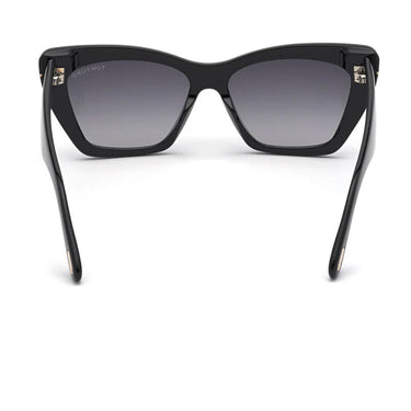 Tom Ford Okulary Przeciwsłoneczne FT0871 01B Wyatt Czarny/Szary Gradient Damskie