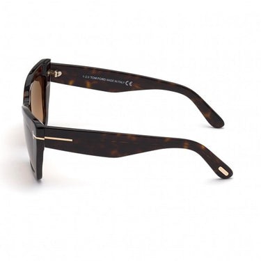 Tom Ford Okulary Przeciwsłoneczne FT0871 52F Wyatt Havana/Brązowy Gradient Damskie