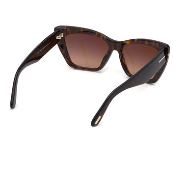 Tom Ford Okulary Przeciwsłoneczne FT0871 52F Wyatt Havana/Brązowy Gradient Damskie
