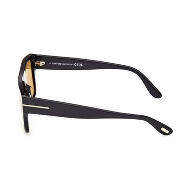 Tom Ford Okulary Przeciwsłoneczne FT0907 01E Dunning-02 Nero/Giallo Unisex 3