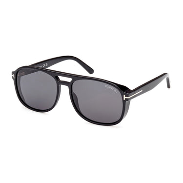Tom Ford Okulary Przeciwsłoneczne FT1022 01A Rosco Czarny/Szary Gradient Męskie