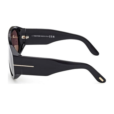 Tom Ford Okulary Przeciwsłoneczne FT1044 01A Bronson Czarne/Szare Gradientowe Unisex