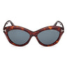Tom Ford Sunglasses FT1111 54V Havana-Green Tones Unisex