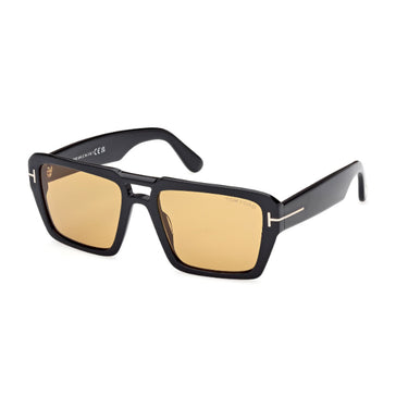 Tom Ford Okulary Przeciwsłoneczne FT1153 01E Redford Czarny/Brązowy Unisex