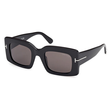 Tom Ford Okulary Przeciwsłoneczne FT1188 01A Brigitta Czarny/Szary Unisex