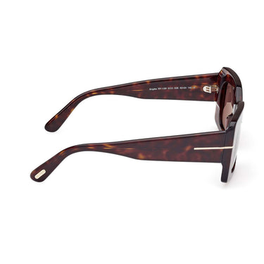 Tom Ford Okulary Przeciwsłoneczne FT1188 52E Brigitta Havana/Brązowe Unisex