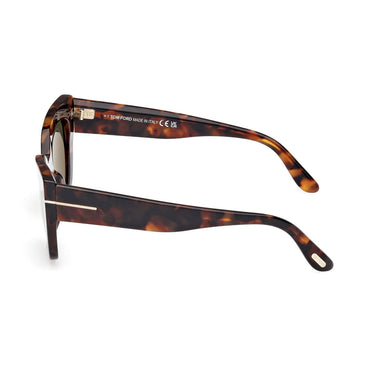 Tom Ford Sunglasses FT1190 52N Athena Havana/Green Unisex