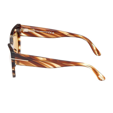 Tom Ford Sunglasses FT1190 53E Athena Tortoise/Yellow Unisex