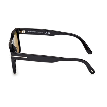 Tom Ford Okulary Przeciwsłoneczne FT1205 01H Calder Nero/Marrone Męskie Polaryzacyjne