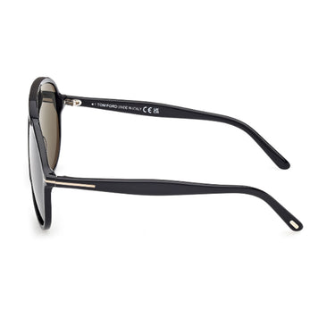Tom Ford Okulary Przeciwsłoneczne FT1211 01N Vladimir Nero/Verde Męskie