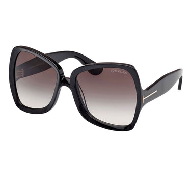 Tom Ford Okulary Przeciwsłoneczne FT1222 01B Jerry Czarne/Szare Gradientowe Damskie