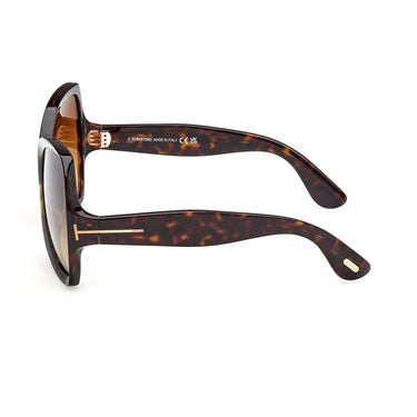 Tom Ford Okulary Przeciwsłoneczne FT1222 52F Jerry Havana/Brązowy Gradient Damskie