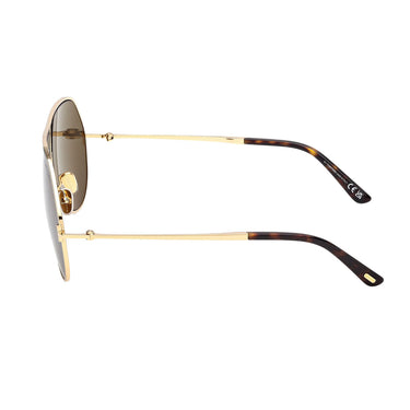 Tom Ford Okulary Przeciwsłoneczne FT1281 30N Rickie-02 Złoto/Zielony Unisex 3