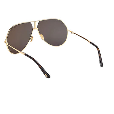 Tom Ford Okulary Przeciwsłoneczne FT1281 30N Rickie-02 Złoto/Zielony Unisex 4