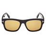 Tom Ford Okulary Przeciwsłoneczne FT1303 01E Smith Czarny/Brązowy Unisex