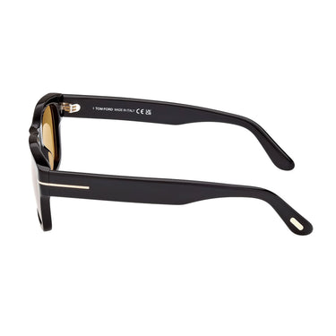 Tom Ford Okulary Przeciwsłoneczne FT1303 01E Smith Nero/Marrone Unisex 3