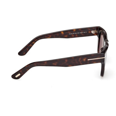Tom Ford Okulary Przeciwsłoneczne FT1304 52A Finn Brązowy Szary Dymny Męskie 8