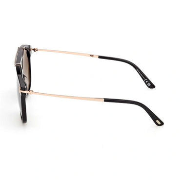 Tom Ford Sunglasses FT1306 01B Sam Black Smoke Gray Unisex 3
