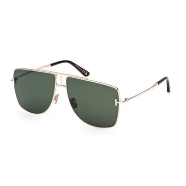 Tom Ford Okulary Przeciwsłoneczne FT1307 28N Eliott Złoto/Zielony Unisex 1