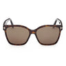 Tom Ford Okulary Przeciwsłoneczne FT1312 52H Iris Brązowy/Brązowy Damskie Polaryzacyjne