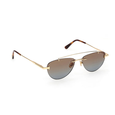 Tom Ford Okulary Przeciwsłoneczne FT1356 30F Astor Złoto/Brązowy Gradient Unisex 5