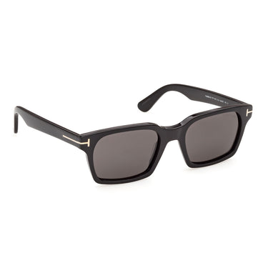 Tom Ford Occhiali da Sole FT1403 01A Hayden Nero Lucido Grigio Sfumato Uomo 5
