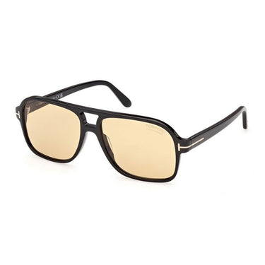 Tom Ford Occhiali da Sole FT1406 01E Madison Nero Giallo Uomo Fotocromatici  2