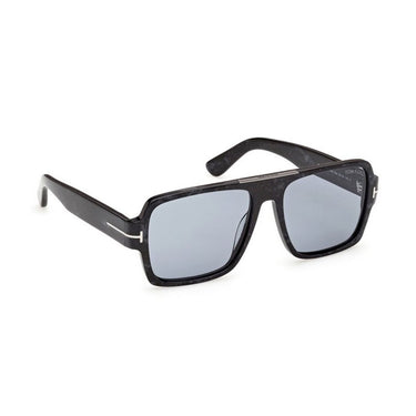 Tom Ford Occhiali da Sole FT1408 55A Sean Nero Tartarugato Grigio Fumo Uomo 5
