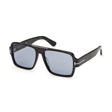 Tom Ford Occhiali da Sole FT1408 55A Sean Nero Tartarugato Grigio Fumo Uomo 2