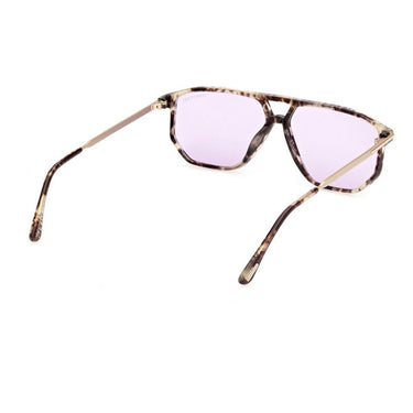 Tom Ford Occhiali da Sole FT1481 55Y Billie Tartarugato Viola Unisex  5
