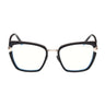  Tom Ford Occhiali da Vista FT5984-B 001 Nero Trasparente Donna