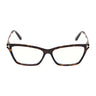 Tom Ford Occhiali da Vista FT6135-B 052 Marrone Trasparente Donna 