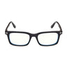 Tom Ford Occhiali da Vista FT6175-B 001 Nero Lucido Trasparente con Clip Grigio Scuro Uomo
