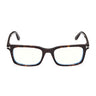 Tom Ford Occhiali da Vista FT6175-B 052 Marrone Trasparente con Clip Blu Scuro Uomo