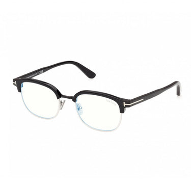 Tom Ford Occhiali da Vista FT6185-B 005 Nero Argento/Trasparente Uomo