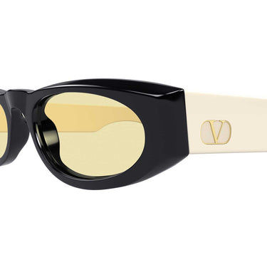 Valentino Occhiali da Sole VG0007S 003 Avorio Nero/Giallo Donna 2