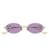 Valentino Occhiali da Sole VG0032S 004 Oro/Viola Donna