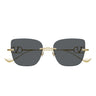 Valentino Occhiali da Sole VG0033S 001 Oro/Grigio Scuro Donna