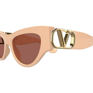 Valentino Occhiali da Sole VG0053S 004 Beige/Marrone Donna 3