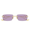 Valentino Occhiali da Sole VG0067S 004 Oro/Viola Donna