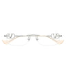 Valentino Occhiali da Vista VG0034O 001 Argento/Trasparente Donna