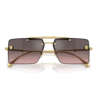 Versace Okulary Przeciwsłoneczne VE2245 100258 Złoto/Różowe Gradient Szary Unisex 5