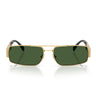 Versace Occhiali da Sole VE2257 100271 Oro Verde Scuro Unisex  