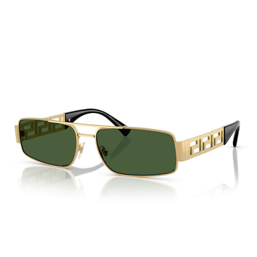 Versace Occhiali da Sole VE2257 100271 Oro Verde Scuro Unisex  2