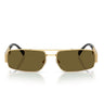 Versace Occhiali da Sole VE2257 100273 Oro Marrone Scuro Unisex