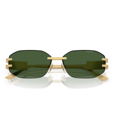 Versace Occhiali da Sole VE2274 100271 Oro Verde Scuro Unisex 5
