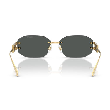 Versace Okulary Przeciwsłoneczne VE2274 100287 Złoty Ciemnoszary Unisex 4