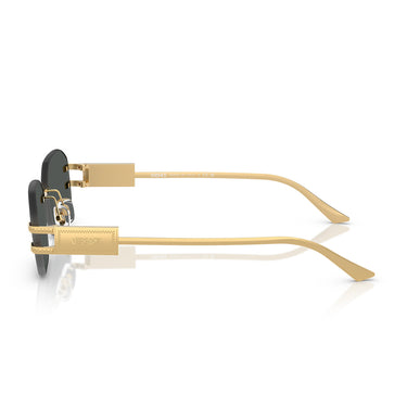 Versace Okulary Przeciwsłoneczne VE2274 100287 Złoto Ciemnoszary Unisex 3